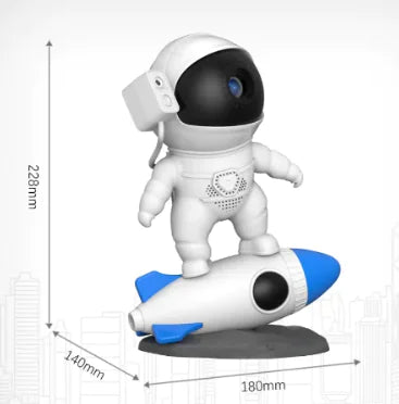 Rocket Astronaut Galaxy Projector