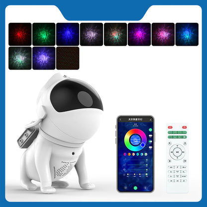 Dog-Shaped Galaxy Projector (Voice Control Included)